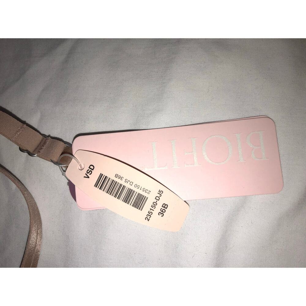 Victorias Secret Biofit Bra 36B Tan Multi Way Convertable New - Picture 3 of 7